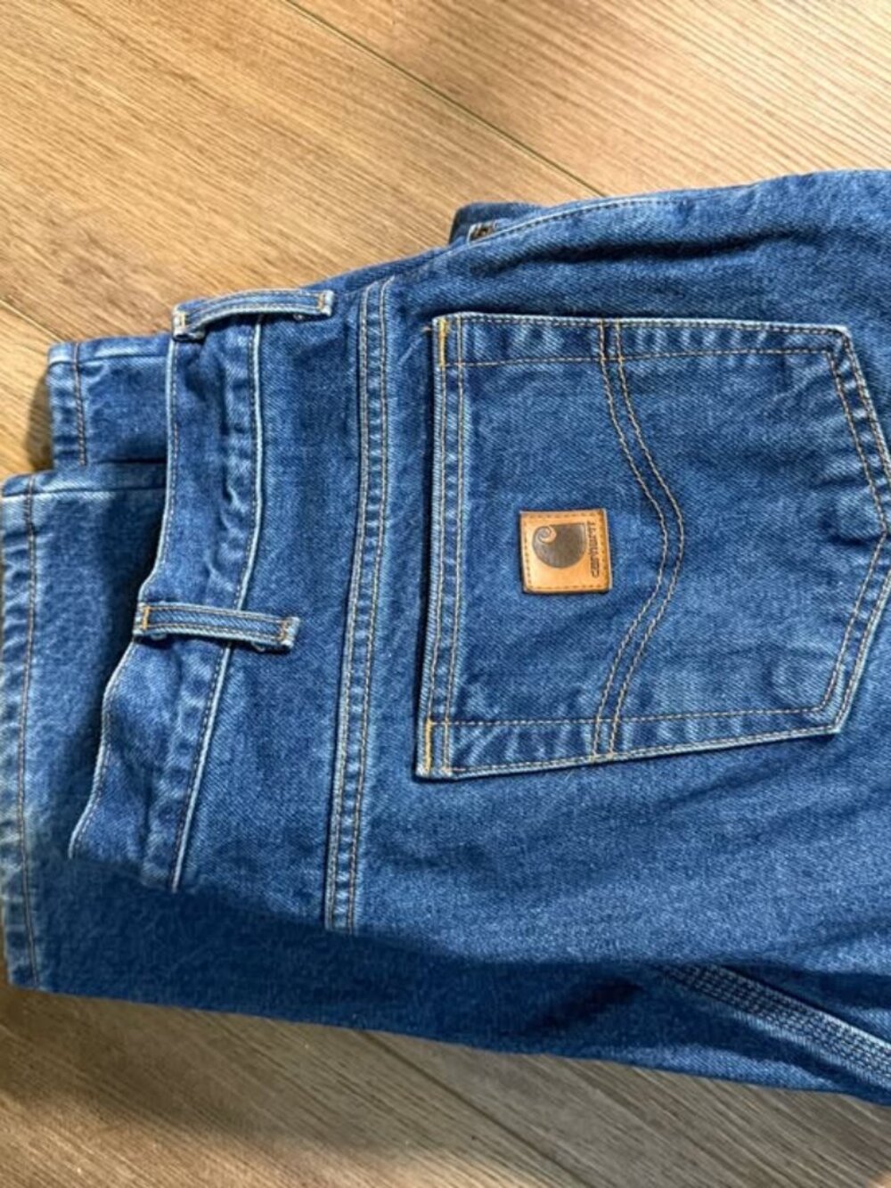 Mens Flannel Lined Carhartt Jeans